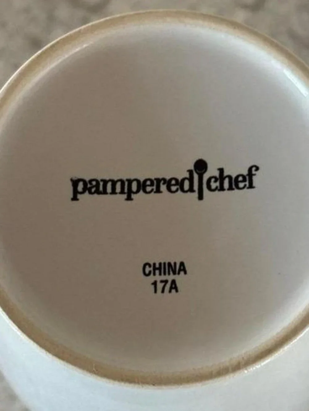 Pampered Chef Utensil Holder White Kitchen Decor 5